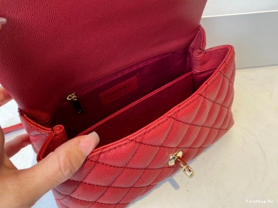 First Bag Ru HANDLE WITH BAG CHANEL TOP FLAP 0813